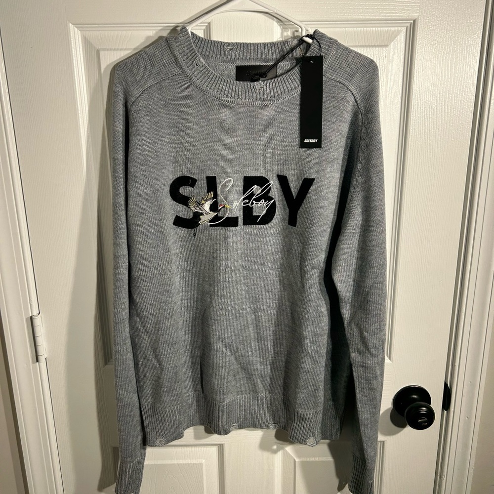 Brand New Grey Soleboy Crewneck size M